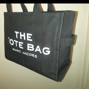 Marc Jacobs Black Canvas Tote Bag